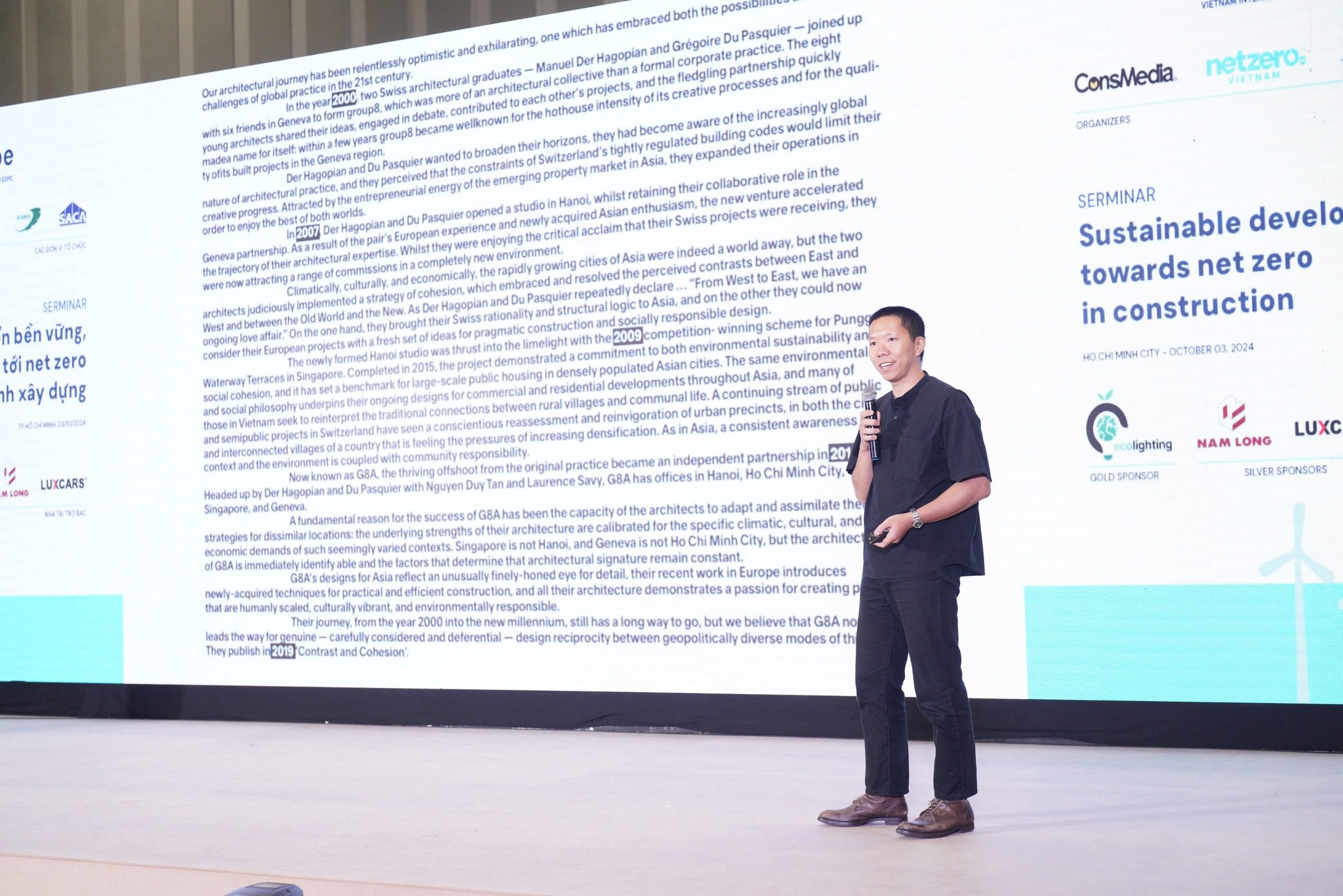 Hội thảo "Phát triển Bền vững - Tiến tới Net Zero ngành Xây dựng" tại VIBE 2024 đã diễn ra thành công! 7 1 20241006230213650 461973878 122167335530246396 3076261686009996797 n