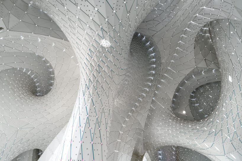 Pavilion Hoa Anh Đào Của Marc Fornes / Theverymany Mở Ra Không Gian Vui Chơi Và Nghỉ Ngơi Ở Đài Loan 11 MARC FORNES / THEVERYMANY's cherry blossom pavilion invites play and rest in taiwan