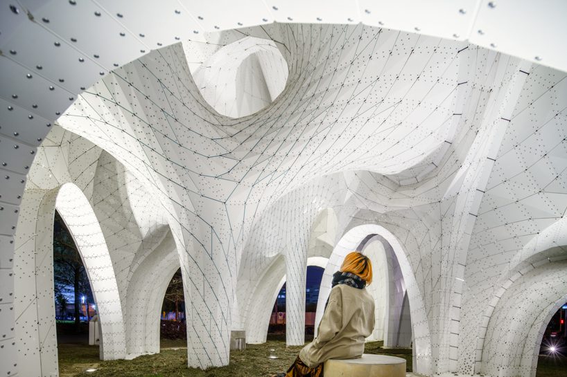 Pavilion Hoa Anh Đào Của Marc Fornes / Theverymany Mở Ra Không Gian Vui Chơi Và Nghỉ Ngơi Ở Đài Loan 12 the cherry blossom pavilion