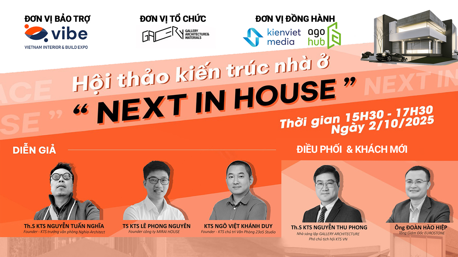 Hội thảo: Kiến trúc Nhà ở Next in house